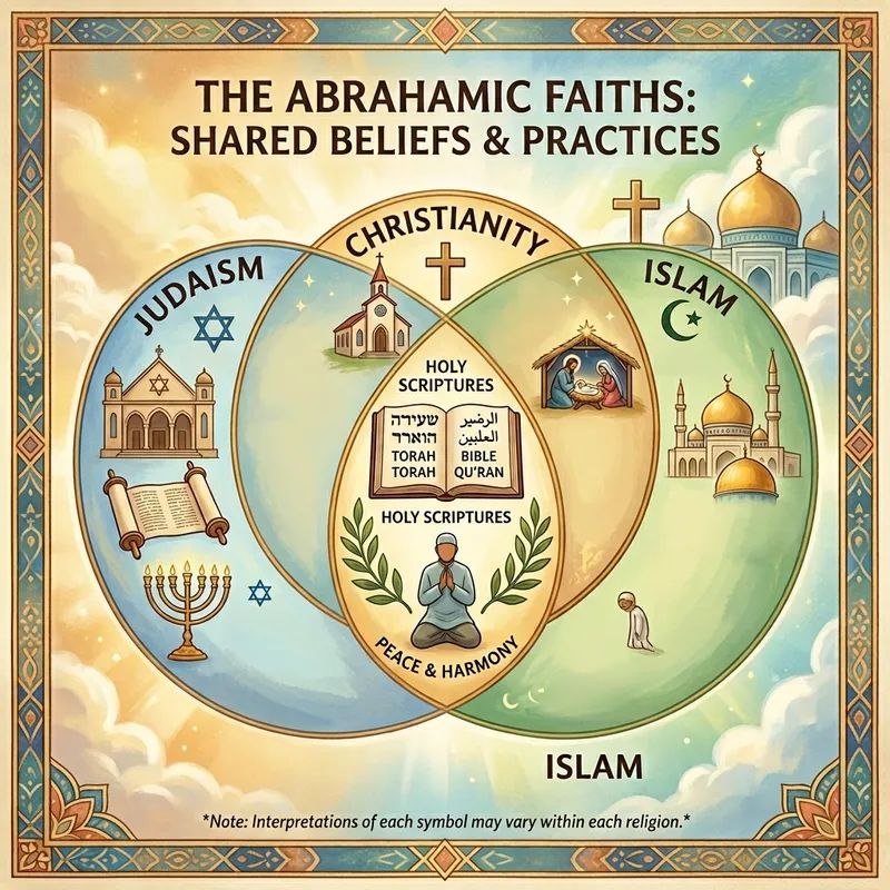 The Abrahamic Faiths: shared beliefs and practices